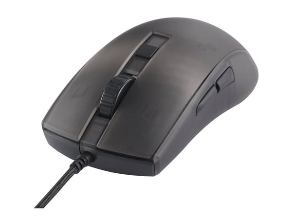 Deltaco GAM-144, Høyrehånd, USB Type-A, 6200 dpi, Svart
