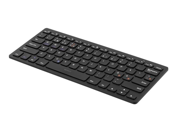 DELTACO TB-631 mini - Tastatur - trådløs - Bluetooth - Nordisk - svart