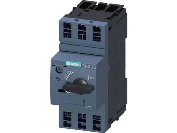 Siemens 3RV2011 1AA20 0BA0 Katkaisija 1 kpl Asetusalue (virta): 1,1 - 1,6 A Kytkentäjännite (max.): 690 V/AC (L x K x S) 45 x 106 x 97 mm