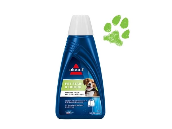 Bissell Pet Stain & Odour, Tepperenser, Væske, Teppe, Rug, 1000 ml, Flekker forårsaket av kjæledyr, Greater than 30%: water. Less than 3%: nonionic...