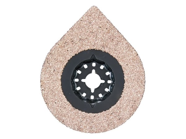 Makita TMA074 - Multiverktøysblad - for glassfiber, gipsblanding, fliseklebemiddel, epoksy, morter - 70 mm - grovkorn: 40 - for Makita DTM52Z