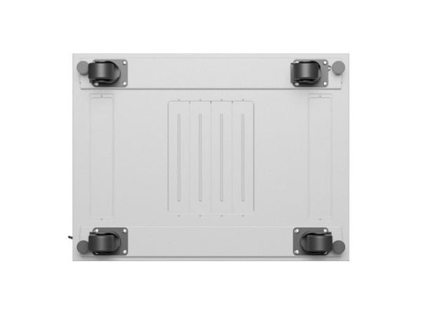 Lanberg - Rack skap - flat pack - med 6 kjølevifter - fritt stående - RAL 7035, grå - 15U - 19"
