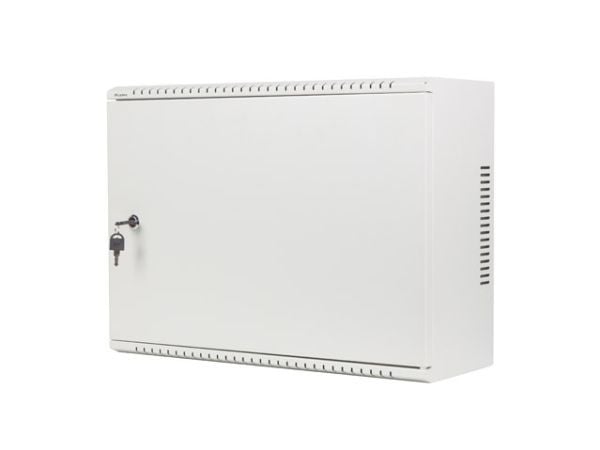 Lanberg WAF1 Series - Rack skap - 540 x 200, low profile, assembled - veggmonterbar - grå, RAL 7035 - 4U - 19"
