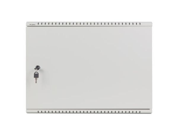 Lanberg WAF1 Series - Rack skap - 540 x 200, low profile, assembled - veggmonterbar - grå, RAL 7035 - 4U - 19"