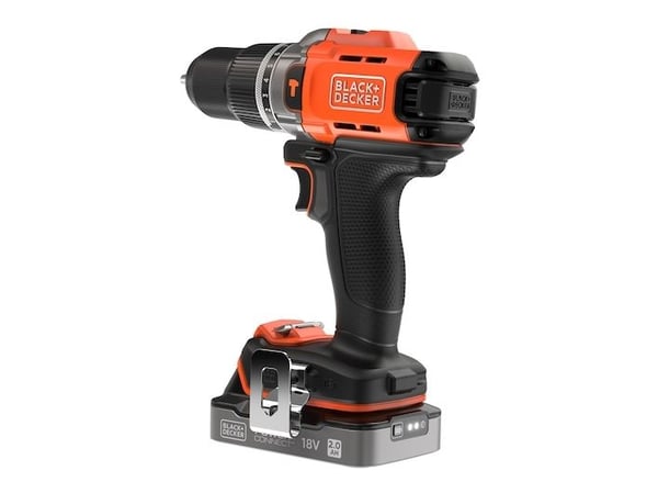 Black&Decker batteridrevet slagbormaskin BCD383D1XC 2Ah 18V (BCD383D1XC-QW)