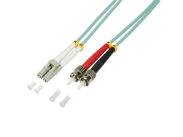 LogiLink 2m LC-ST, 2 m, OM3, LC, ST