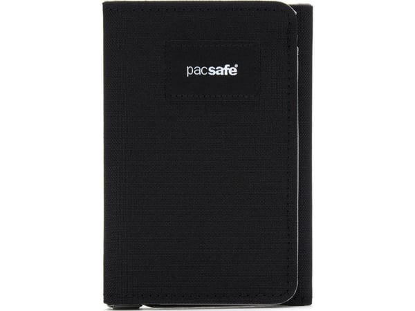 Pacsafe RFIDsafe trifold plånbok svart