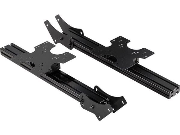 Next Level Racing Elite - Stativ - for 3 skjermer - tillegg - anodisert ekstrudert aluminium - svart - skjermstørrelse: 21"-43" - frittstående