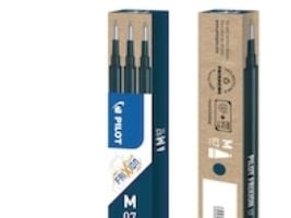 Pilot FriXion Ball - Påfyll - blå-svart - 0.7 mm - medium (en pakke 3)