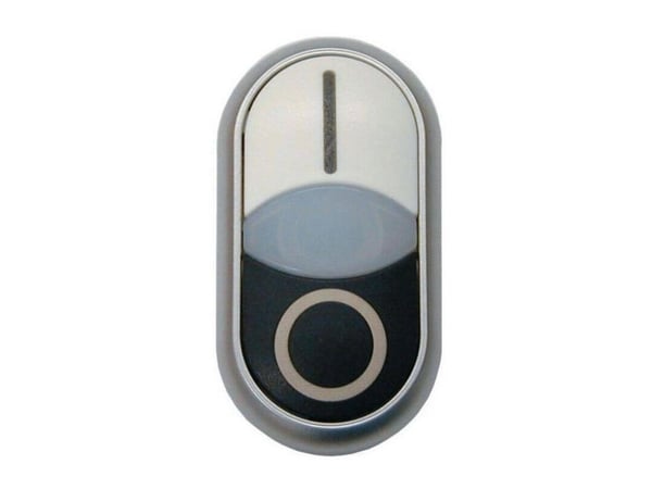 Eaton 284832 M22-DDLM-WS-X1/X0 Kaksoispainike Eturengas muovia 1 kpl