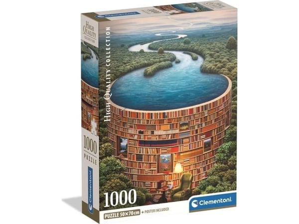 Clementoni Puslespil HQC Bibliodame, 1000 brikker