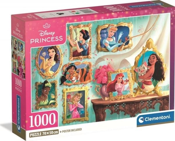 CLE-palapeli 1000 Compact Disney Princess 37046