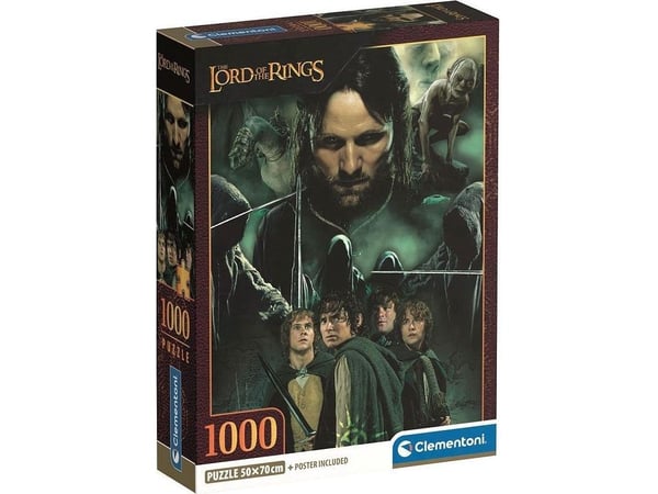 Clementoni Puzzle Compact Sormusten herra 1000 elementtiä (39963)