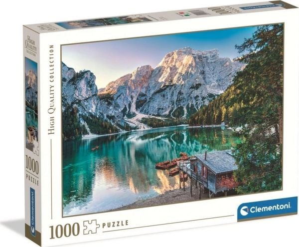 Clementoni Puzzle HQ Emerald Lake Braies 1000 stykker (39887)