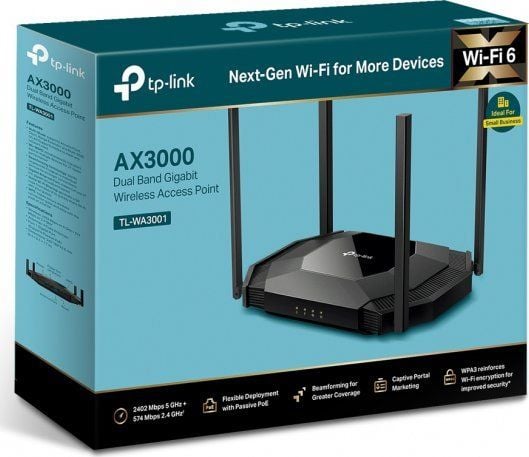TP-Link TL-WA3001 - Trådlös åtkomstpunkt - Wi-Fi 6 - 2.4 - 2.5 GHz