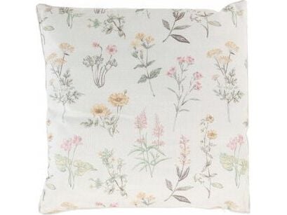 Home Styling Collection dekorativ pute med blomstermønster 45 x 45 cm