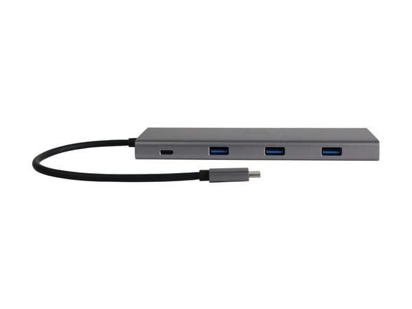 DELTACO - Dockningsstation - USB-C - 2 x HDMI, DP - 1GbE