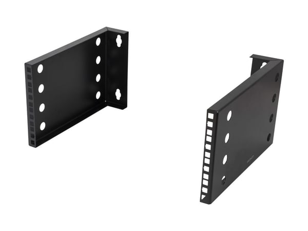DELTACO 19-DTSR0704 - Rack-brakett - veggmonterbar - svart - 4U - 10"/19"