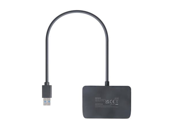 DELTACO - Hub - 5 Gbps, USB-A - 4 x USB - stasjonær