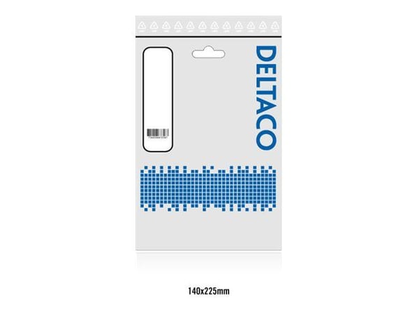DELTACO DEL-154D - Nettverkskabel - RJ-10 (hann) til RJ-10 (hann) - 1.5 m - hvit