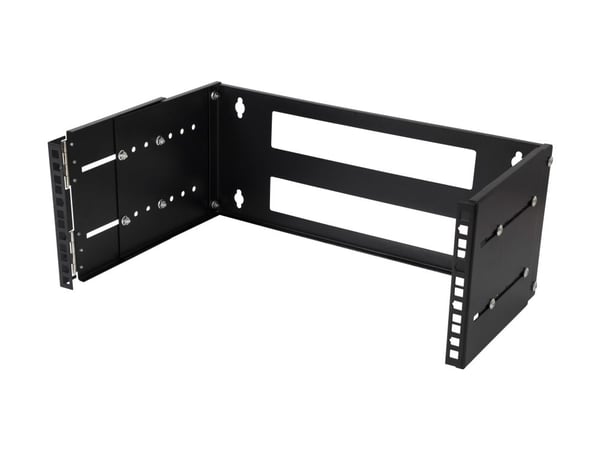 DELTACO 19-DTSR0204 - Rack-brakett - veggmonterbar - svart - 4U - 19"