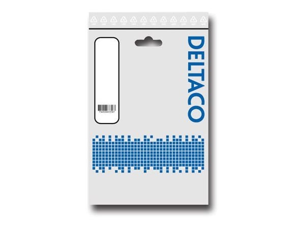 Deltaco U/UTP Cat6 ristiinkytketty laitekaapeli, 2m, punainen, 2 m, Cat6, RJ-45, RJ-45, Punainen