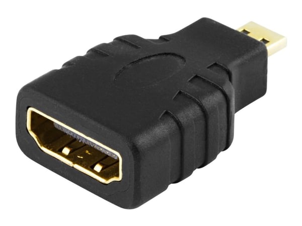 DELTACO HDMI-24 - HDMI-sovitin - HDMI (hun) til micro HDMI (han) - lajittelu