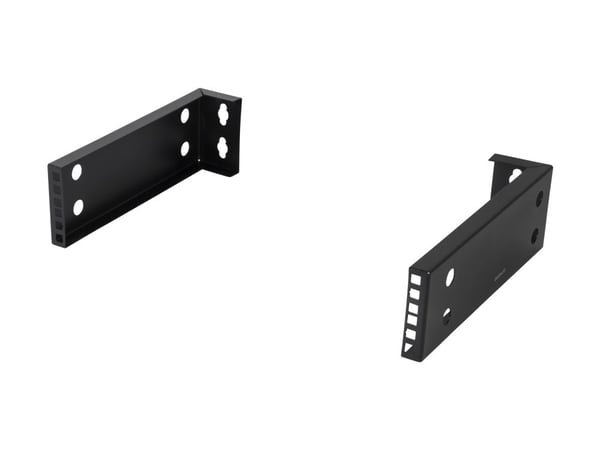 DELTACO 19-DTSR0702 - Rack-brakett - veggmonterbar - svart - 2U - 10"/19"