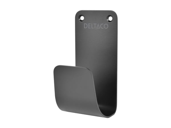 DELTACO e-Charge Hållare till ladekabel - Svart