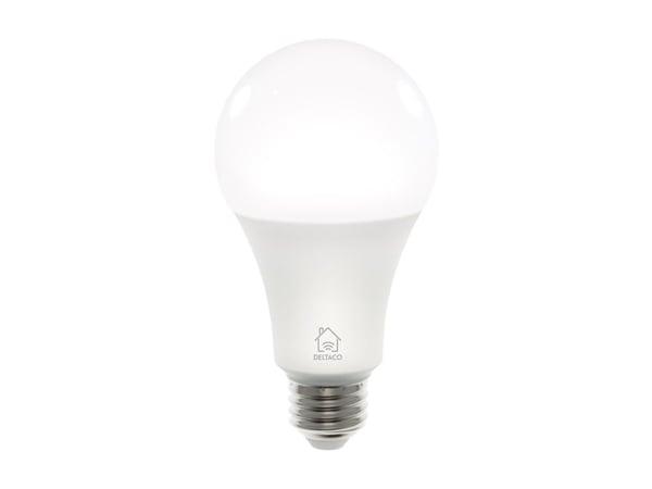 DELTACO SMART HOME - LED-lyspære - E27 - 9 W (ekvivalent 60 W) - varmt til kaldt hvitt lys - 2700-6500 K