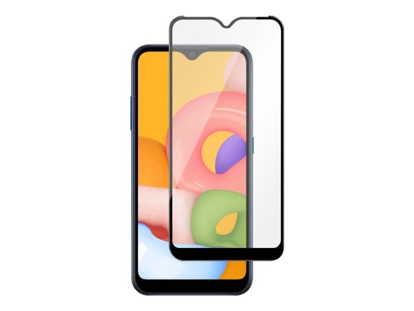 DELTACO SCRN-A02S - Skjermbeskyttelse for mobiltelefon - 2.5D - glass - for Samsung Galaxy A02s