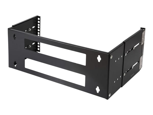 DELTACO 19-DTSR0204 - Rack-brakett - veggmonterbar - svart - 4U - 19"