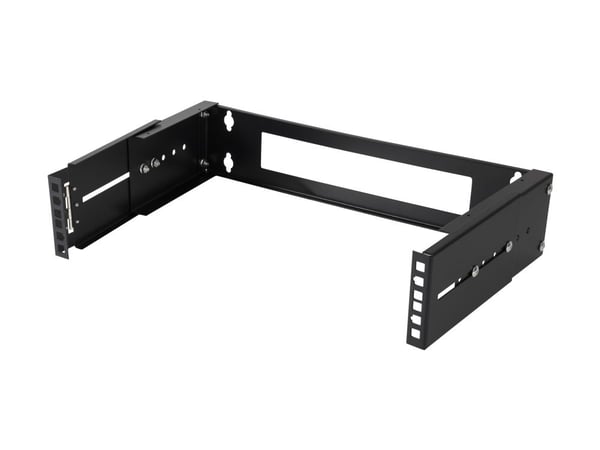 DELTACO 19-DTSR0202 - Rack-brakett - veggmonterbar - svart - 2U - 19"