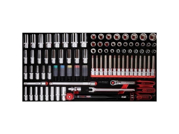 KS Tools 813.0086, Støpselsett, 86 hoder, 13,4 kg