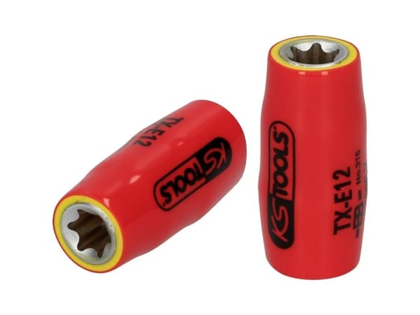 KS Tools 117.2377, Uttag, 3/8", 1 huvuden, Kromvanadinstål, DIN 3120, ISO 1174, IEC 60900, 40 g