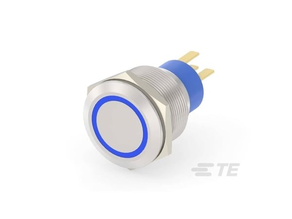 TE Connectivity Illuminated Pushbutton SwitchesIlluminated Pushbutton Switches 1-2213772-8 AMP
