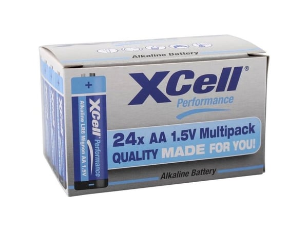 XCell Performance LR6 Mignon AA-batterier 24 stk. i eske