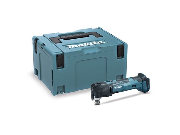MAKITA Idealisk maskin för skärning och slipning av alla material.Levereras i MAKPAC-systemväska utan batterier och laddare.