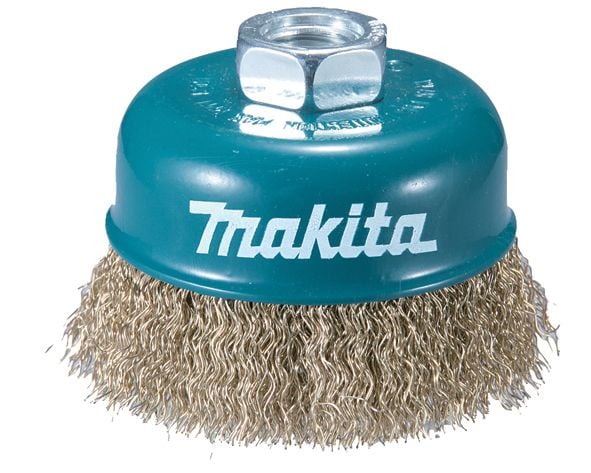 Makita - Trådkoppbørste - for tre, metall, maling, rust, weld edges - 75 mm