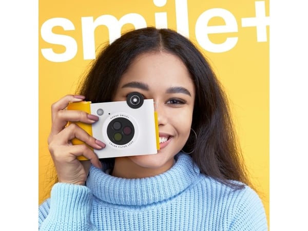 Kodak Smile+, 50,8 x 76,2 mm, Hvit, Gult, Filter, MicroSD (TransFlash), 5 MP, Automatisk