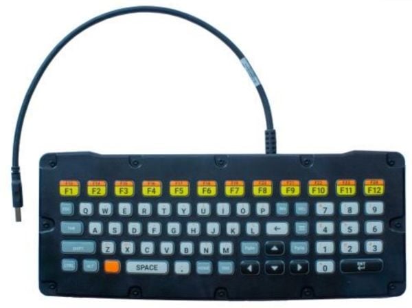 Zebra - Tastatur - bakbelysning - USB - QWERTY - for Zebra ET65