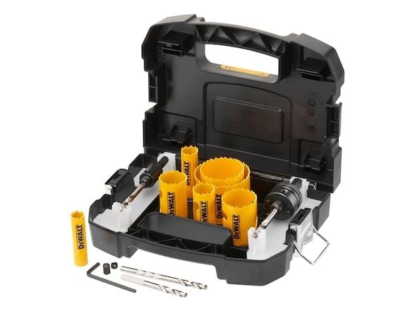 DEWALT 11-delar BIMETALBORRNINGSENHET FÖR ELEKTRISKA FÖRENINGAR