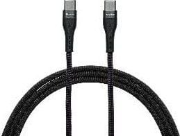 Tracer USB-C - USB-C 1 m USB-kabel svart (TRAKBK47493)