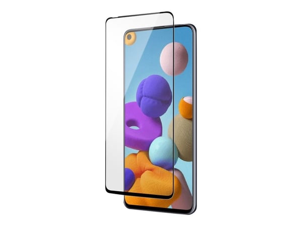 DELTACO SCRN-A21s - Skjermbeskyttelse for mobiltelefon - 2.5D - glass - for Samsung Galaxy A21s