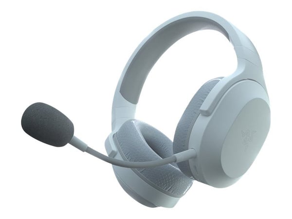 Razer Barracuda X Chroma - Hodesett - 7,1-kanals - full størrelse - Bluetooth / 2,4 GHz radiofrekvens - trådløs - hvit