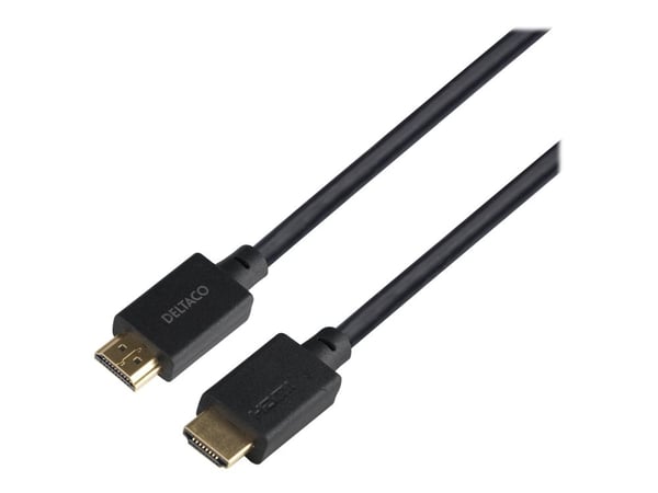 DELTACO - Ultra High Speed - HDMI-kaapeli - HDMI han til HDMI han - 4 m - lajittelu - 4K120 Hz tuki, 8K60 Hz tuki
