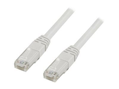 DELTACO - Liitäntäkaapeli - RJ-45 (uros) - RJ-45 (uros) - 1,5 m - UTP - CAT 6 - valkoinen