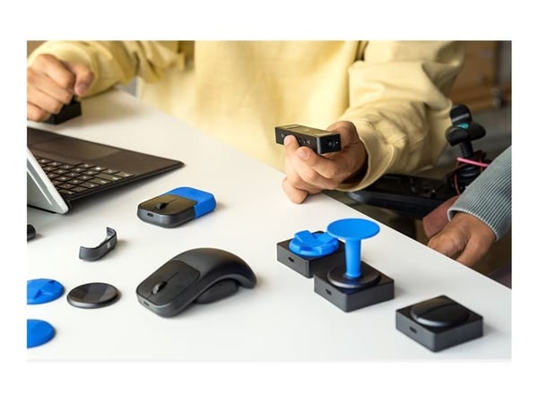 Microsoft Adaptive Dual Button, Tastatur, Bluetooth/USB, Sort, Microsoft Adaptive Hub, Batteri, Indbygget