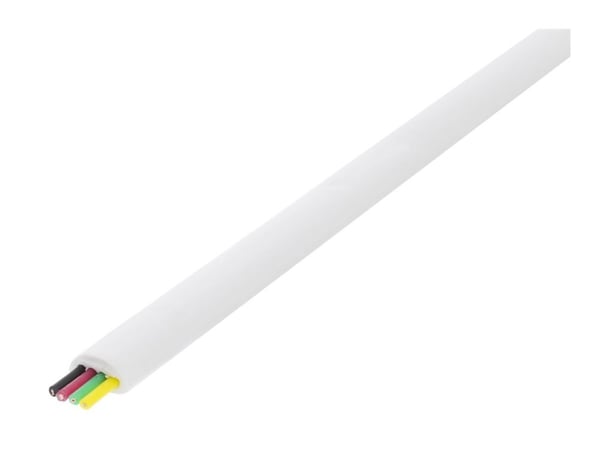 Deltaco MD-15, 100 m, Valkoinen, Polyvinyylikloridi (PVC)