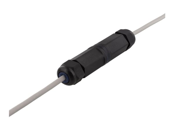 Deltaco LD-001, Cable boot, Musta, Kumi, Cat6, RJ45, 1 kpl